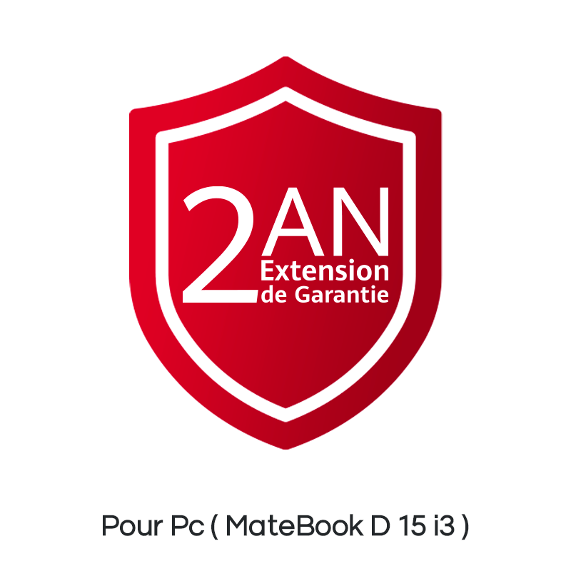 Extension de garantie MateBook D 15 i3