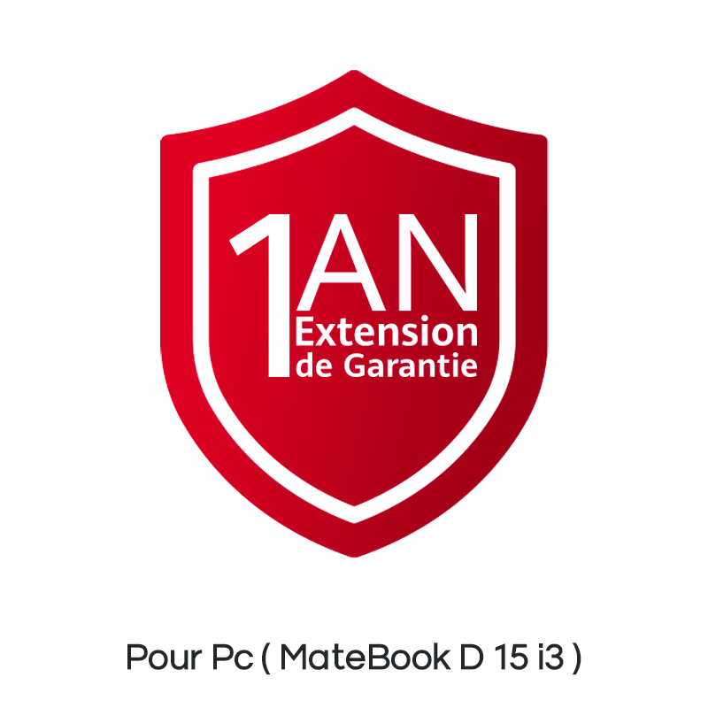 Extension de garantie MateBook D 15 i3